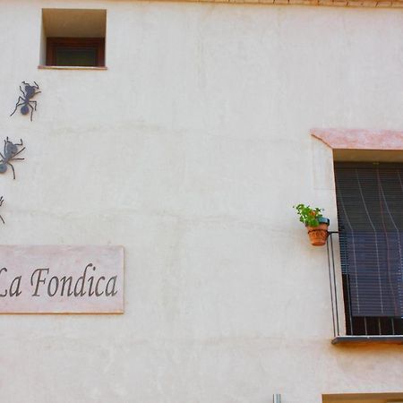 Hotel La Fonda De La Estacion La Puebla De Valverde Eksteriør bilde